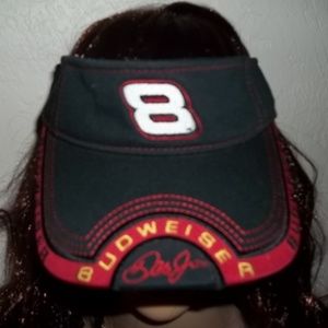 NASCAR Budweiser #8 Dale Jr. Visor Hat-Adult OS